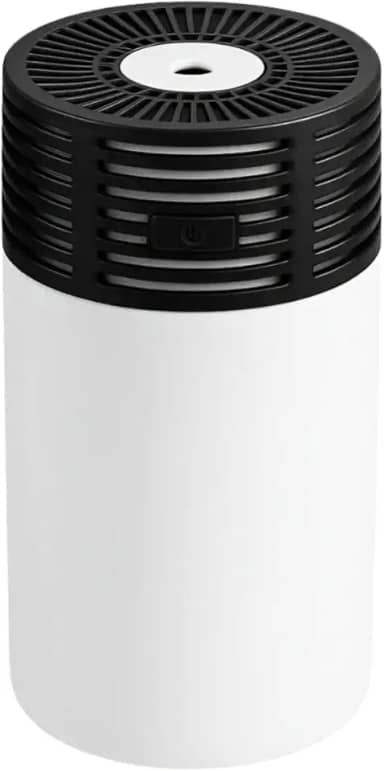Umidificador de Ar Mini Difusor de Ambiente 300 Ml Aromas Portátil Ultrassonico Veicular Aromatizador USB LED para Carro Mesa (PRETO)