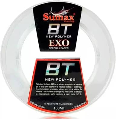 LINHA SUMAX ESPECIAL LEADER FLUORCARBONO EXO BT - 100M 0.35MM - 25LB