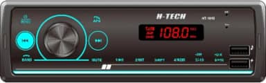 HT-1015 AUTO RÁDIO FM, 2 PORTA USB-A, AUXILIAR, BLUETOOTH, 4X25W