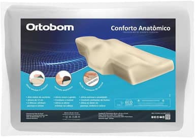 Travesseiro Nasa Cervical Conforto Anatômico Ortopédico - Ortobom