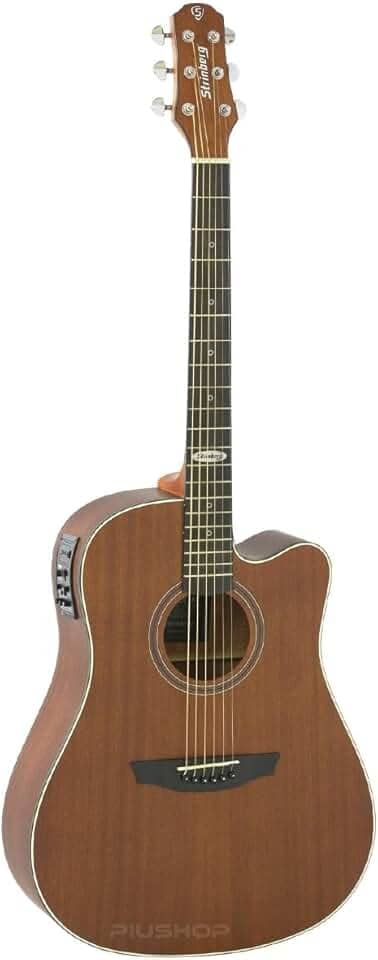 Violão Strinberg SD200C Mgs Folk Eletroacústico Mogno Fosco