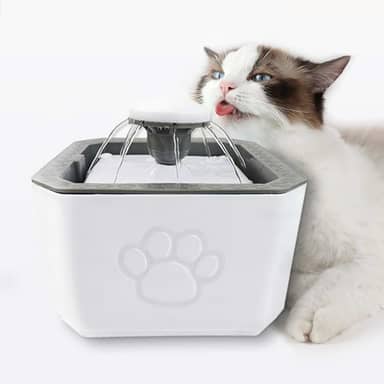 Bebedouro Automático Fonte de Água Elétrica Gatos Cães Silencioso Filtro Carvão Ativado 2.5L