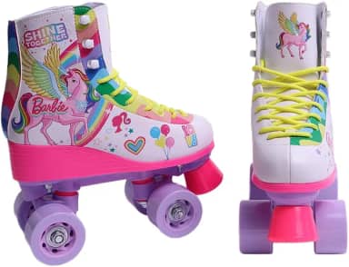 Barbie - Patins 4 Rodas Tamanho 33/34 - Sem Acessórios