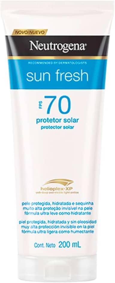 Neutrogena Sun Fresh Protetor Solar Corporal, FPS 70, 200ml