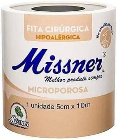 Missner Fita Microporosa Bege 5.0 Cm X 10 M
