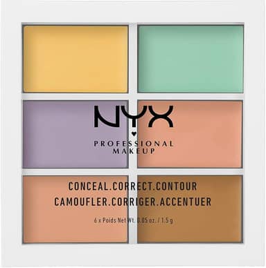 Paleta De Corretivos Color Correcting 6 Cores Nyx