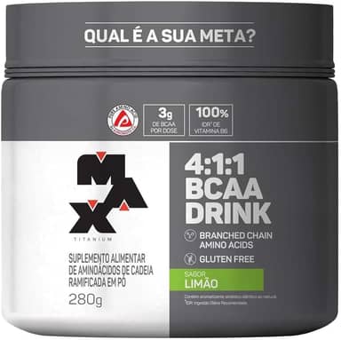 Max Titanium Bcaa 4: 1: 1-280G Drink Limão -