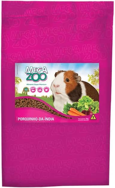 MEGAZOO Ração Para Porquinho Da Índia Adulto 500 G.