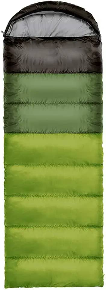 C/H Saco de dormir ultraleve com plumas de ganso para clima frio, 4 estações, à prova d'água, compacto para adultos e crianças – acampamento, mochilão, caminhadas, viagens, ao ar livre com saco de compressão