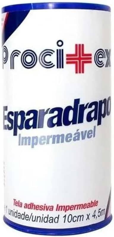 Esparadrapo Cirúrgico Impermeável 10cm X 4,5m Procitex - unidade