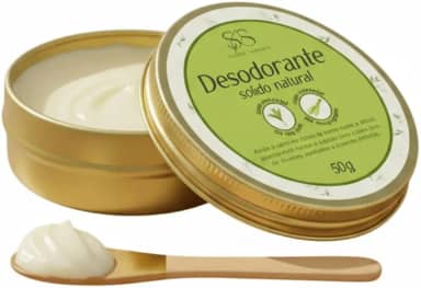 Desodorante Sem Alumínio com Óleos Essenciais e Argila Branca Clareador Anti Odor - Senhor Saboeiro 50g