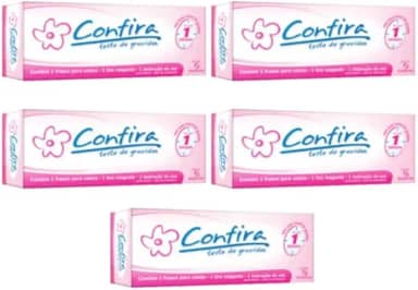 Teste De Gravidez Kit com 5 Confira em tira