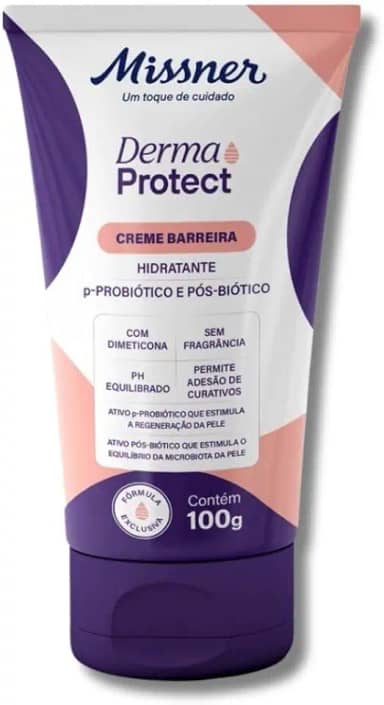 Creme Barreira Derma Protect com Bióticos 100g, Missner