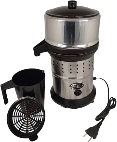 Espremedor Extrator de Suco Laranja Industrial Inox 500w Bivolt 1 L
