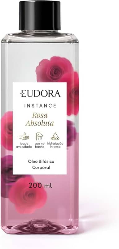 Eudora Instance Rosa Absoluta Óleo Bifásico Corporal 200ml