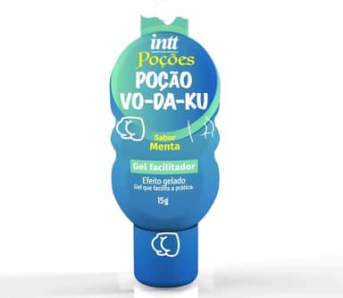 Intt Poção Vo-Da-Ku Gel Facilitador com Aroma de Menta 15g