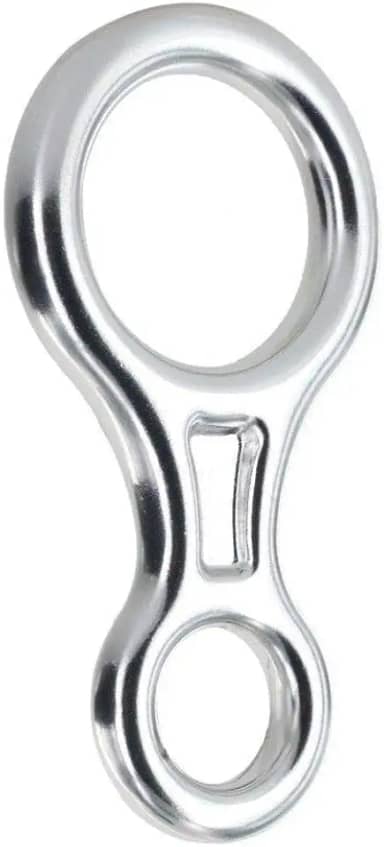 Freio oito (8) aço cromado de alta resistência USClimb