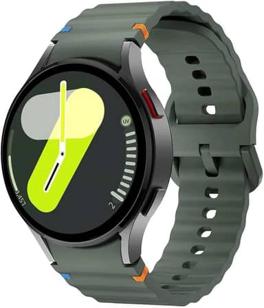 Pulseira para Galaxy Watch 7 40 e 44 mm de Silicone Premium - Compatível com Samsung Galaxy Watch 4, 5, 6, 7 e FE - FD Acessórios
