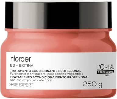 L'Oréal Professionnel Serie Expert Inforcer Máscara de Tratamento, Fortificante Anti-Quebra que Estimula o Crescimento e Previne a Queda, com Biotina e Vitamina B6 para Cabelos Frágeis, 250g