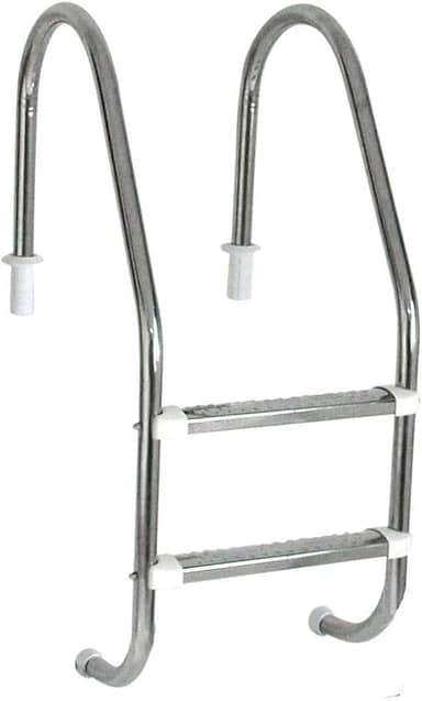 Escada Sodramar Tradicional 1 1/2” Com 2 Degraus Em Inox Escada Sodramar Tradicional 1 1/2” Com 2 Degraus Em Inox