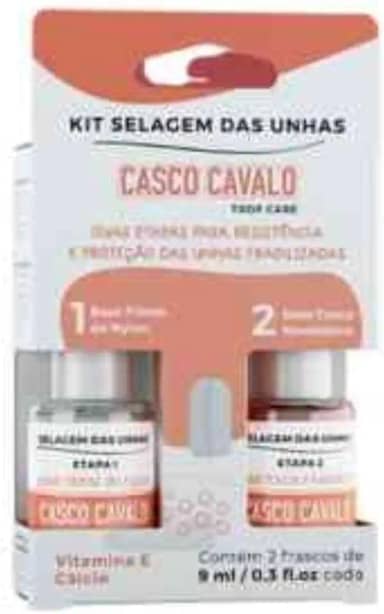 Casco Cavalo Kit Selagem Base Nylon+Niveladora 9Ml