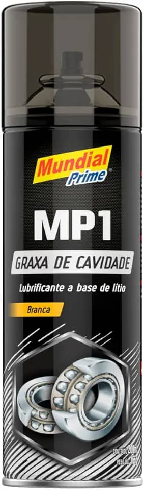 Graxa Branca Spray MP1 300ml - Mundial Prime | Lubrificante Anticorrosivo para Cavidades e Metais