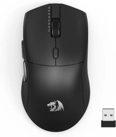 Mouse Gamer Wireless/Bluetooth Redragon Standard M815-STD 1200DPI 6 Botões Preto