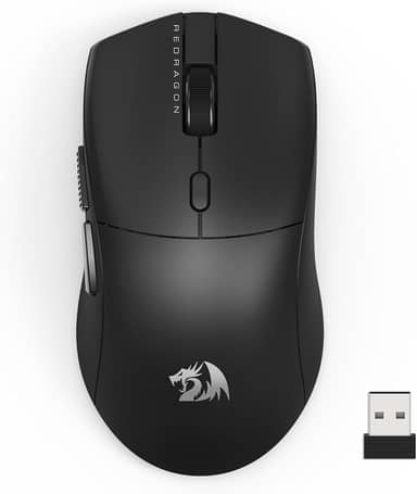 Mouse Gamer Wireless/Bluetooth Redragon Standard M815-STD 1200DPI 6 Botões Preto