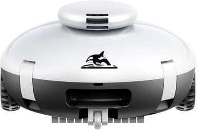 AQUVII Aspirador De Pó Robótico Sem Fio Para Piscinas 2025, Limpador Acima Do Solo/Enterradas - Bateria 7500 Mah, Leve, Autonomia 140 Minutos, Sucção Potente Fundo Plano