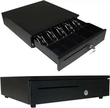 Caixa Registradora Gaveta Dinheiro Moeda Aço Chave