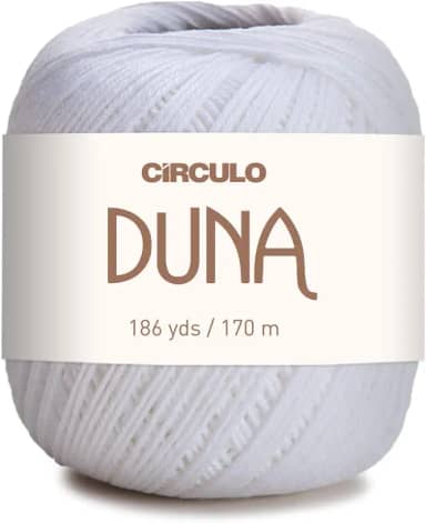Fio Círculo Nº 4 Duna - 170m - 100g - Branco 8001
