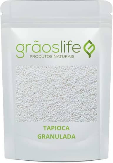 Tapioca Granulada 1Kg - Grãos Life
