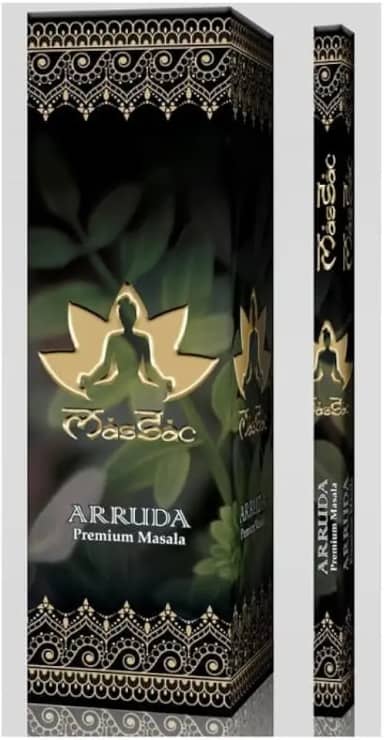 Kit de Incensos de Arruda, 6 Unidades, para Proteção e Limpeza Espiritual