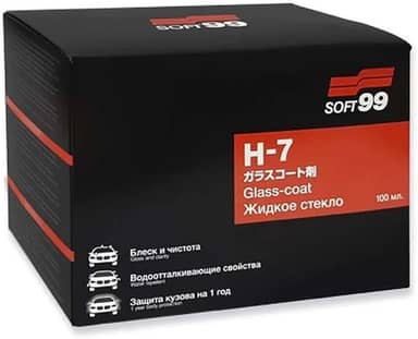 Vitrificador de Pinturas H7 Coating Glass Coat 100ml Soft99