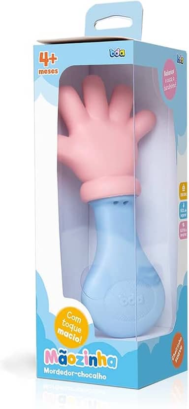 Toyster - Mãozinha - Blister - Mordedor com Chocalho - BDA