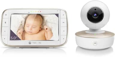 Motorola, Babá Eletrônica VM855 Connect, Visão Noturna, Wi-Fi, Tela Extra Grande