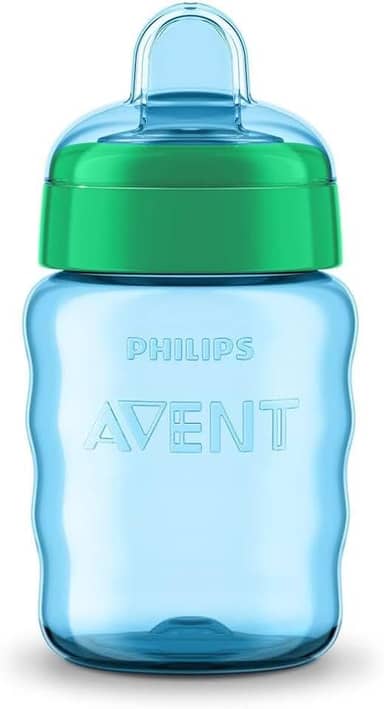 Copo Easy Sip com Bico de Silicone SCF553/05 Philips Avent 260ml 9m+ Azul/Verde