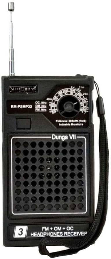 Rádio Portátil Motobrás Rm-psmp32 3 Faixas