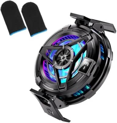 Cooler Profissional Gamer Celular Sl-17 (android/iphone) + 1 Par De Luvas Gamer