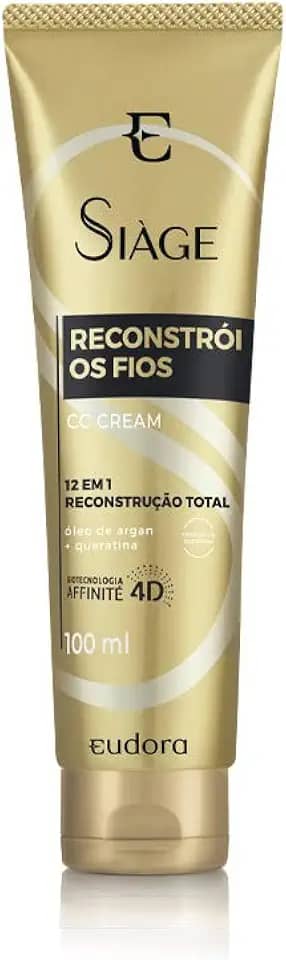 Eudora Cc Cream Siàge Reconstrói os Fios 100ml (Nova Versão)