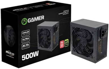 Fonte Atx 500W Real 24 Pinos - BrazilPc