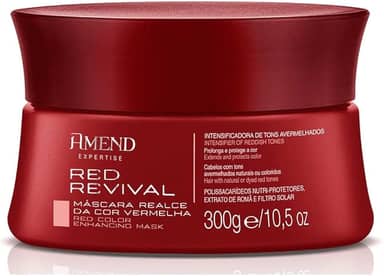 Amend Máscara Realce Da Cor Vermelha Red Revival 300 G