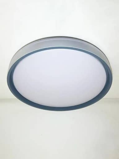 Plafon LED Moderno 40cm (36W) e 50cm (48W) | 3 Cores (3000K-6000K) | Redondo ou Quadrado (50cm Redondo Branco/Cinza)