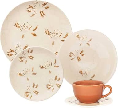 Oxford Aparelho De Jantar 20 Peças Unni Orquidea