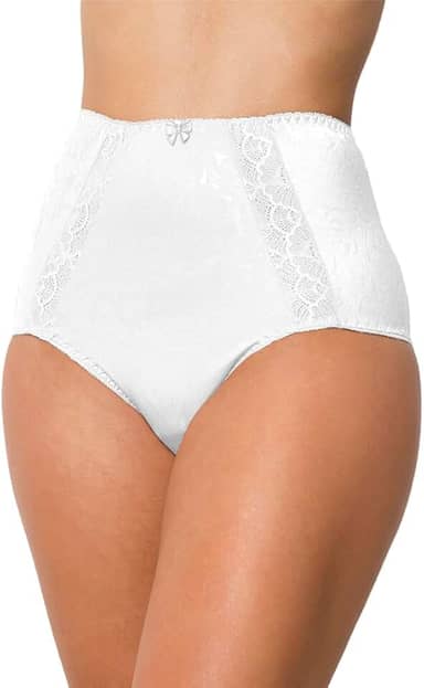 Calcinha Plus Size, Lingerie de Lycra, Moda Feminina Calçola Senhora Cintura Alta