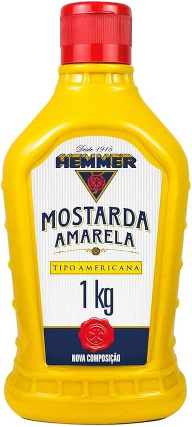Hemmer Mostarda Amarela Americana Squeeze 1Kg