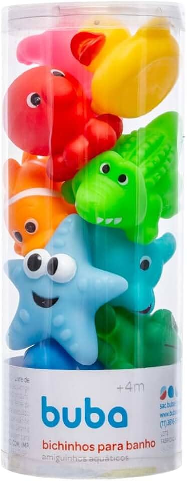 Buba, Bichinhos Para Banho Amiguinhos Aquaticos - 10 Un
