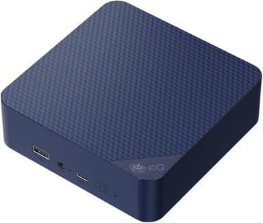Mini PC EQ14 N150 Intel Alder Lake 16GB RAM DDR5 500GB SSD Windows 11 Pro Computador Compacto Para Trabalho Escritório Home Office Wi-Fi 6 HDMI 4K Silencioso e Potente