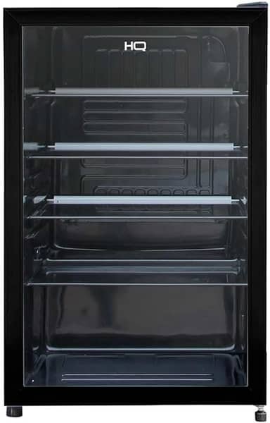 Frigobar Expositor Vertical HQ Vidro Duplo 130 Litros Preto HQ-130FBPVL (220v)