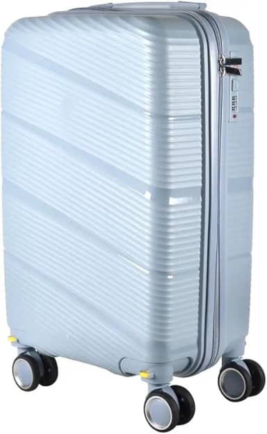 Mala de Bordo 10KG Polipropileno Inquebrável Expansível Dubai (Azul Bebê)